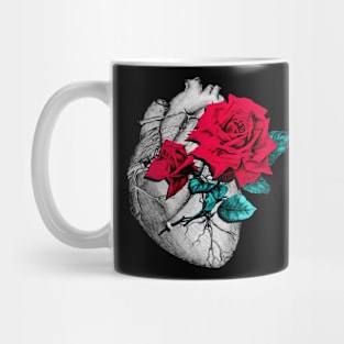 Heart Rose Mug